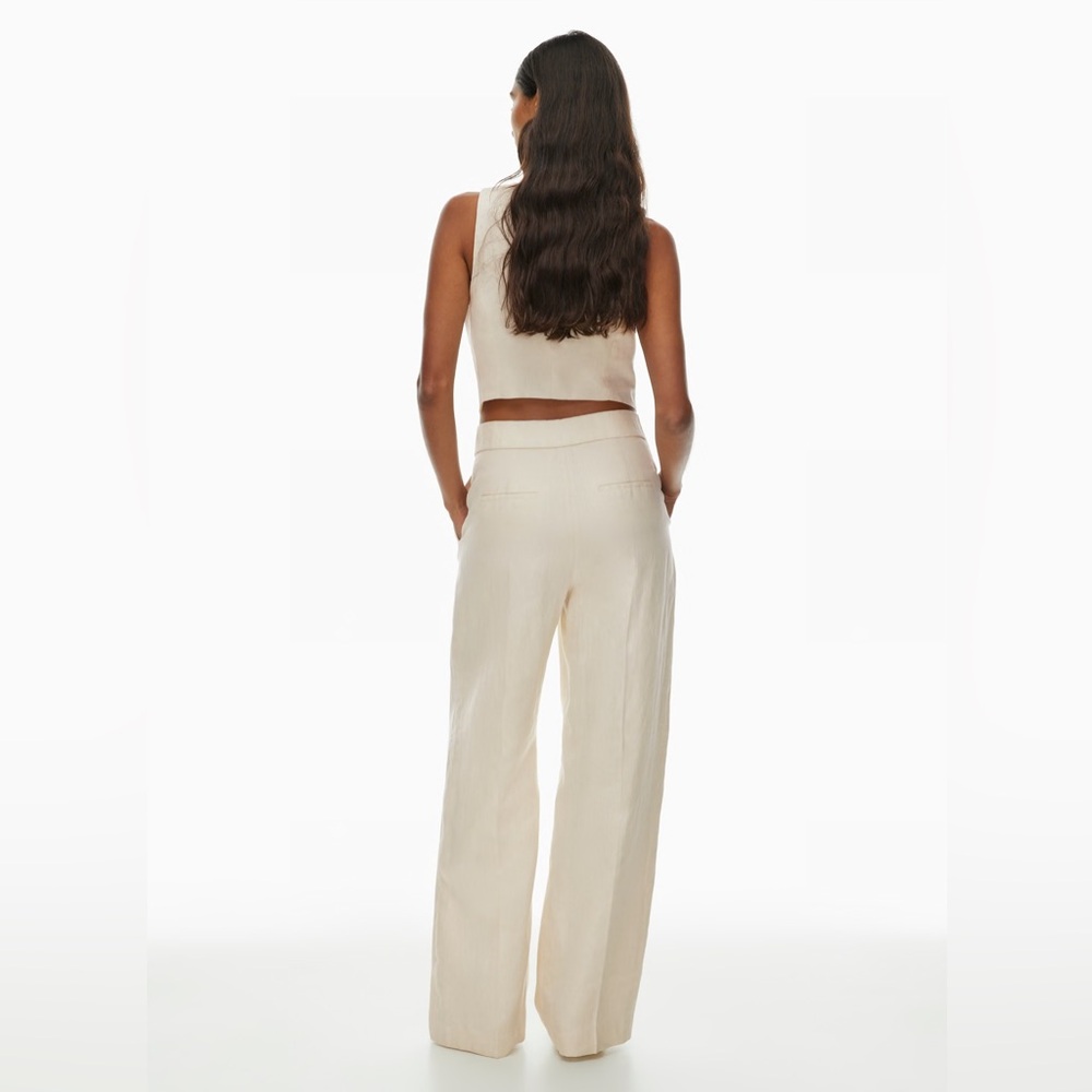 (NWT) Wilfred - Aritzia -The Limitless Pant in Linen - Color: Birch - Picture 5 of 16